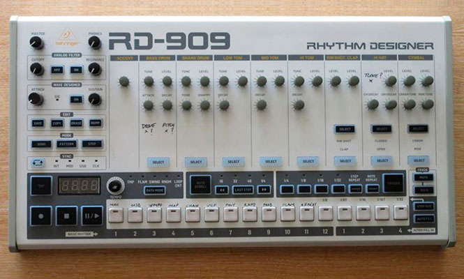 Behringer reveló el RD-909, clon del 909 de