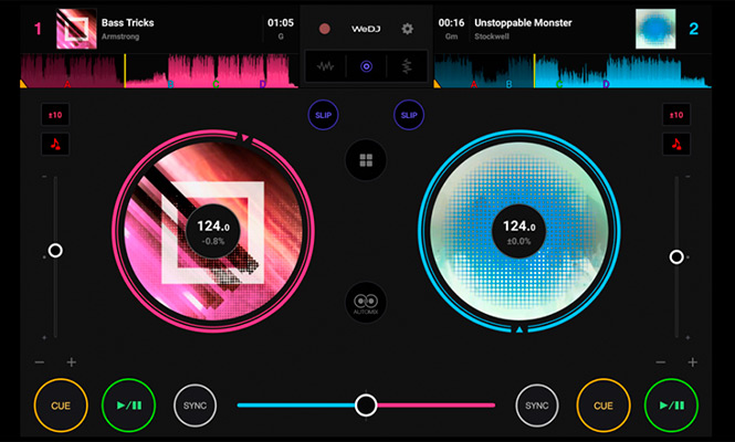 Pioneer lanzó la aplicación WEDJ para Android