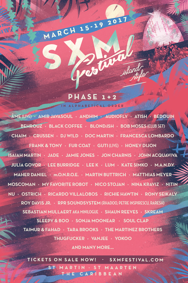 SXM Festival 2017 Phase 2